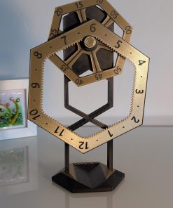 Geometric rings Gear-like Watch Decor
